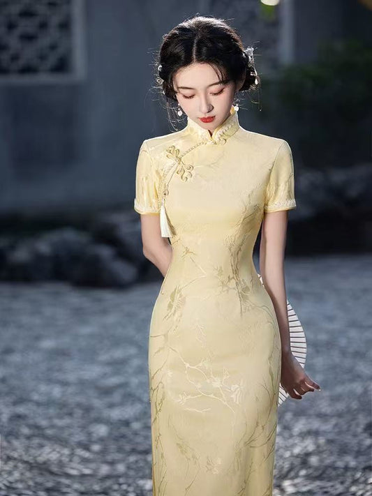 Chinese style skirt with Chinese style